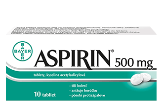 Balenie Aspirin 500 mg