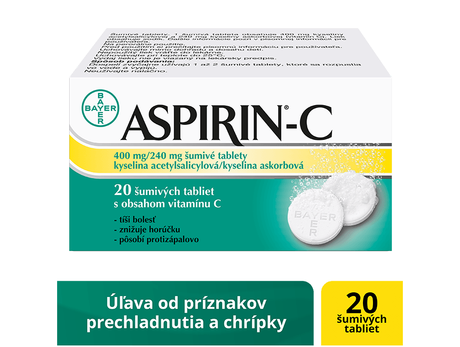 Aspirin-C 20 šumivých tabliet