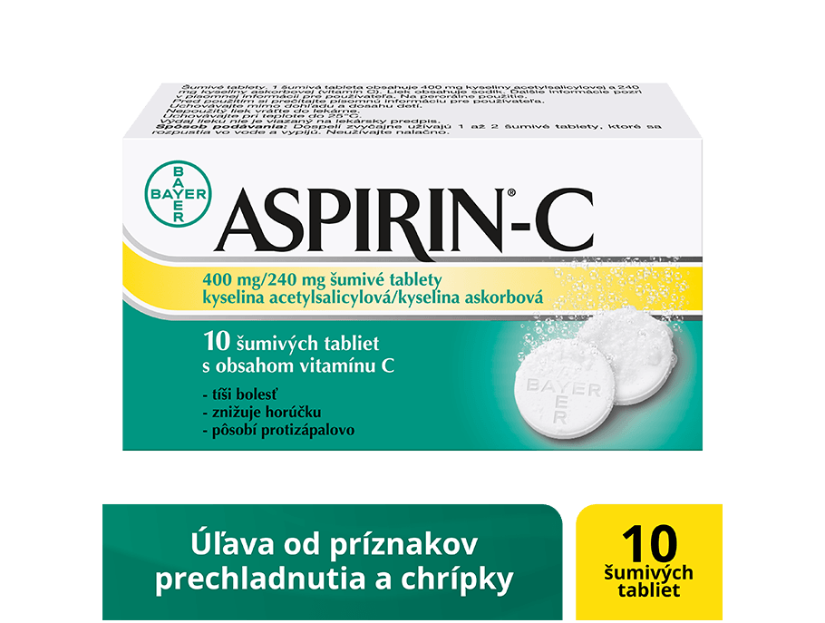 Aspirin-C 10 šumivých tabliet