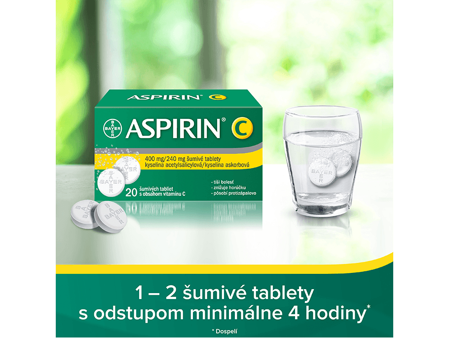 ASPIRIN C dávkovanie