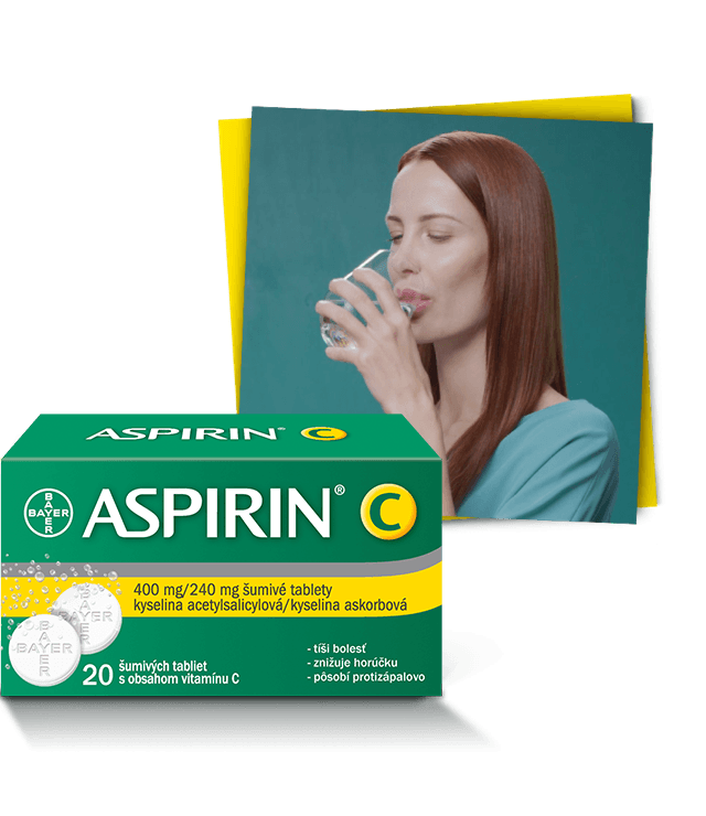 Aspirin C 20 tabliet žena